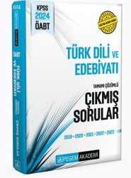 Pegem Akademi Yayıncılık 2024 KPSS ÖABT Türk Dili ve Edebiyatı Öğretmenliği Tamamı Çözümlü Çıkmış Sorular - 1