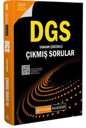 Pegem Akademi Yayıncılık 2026 DGS Çıkmış Sorular Tamamı Çözümlü - Pegem Akademi Yayıncılık