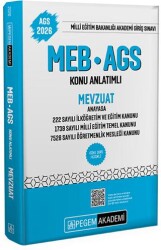 Pegem Akademi Yayıncılık 2026 MEB-AGS Konu Anlatımlı Mevzuat - Pegem Akademi Yayıncılık