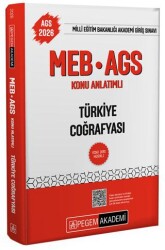 Pegem Akademi Yayıncılık 2026 MEB-AGS Konu Anlatımlı Türkiye Coğrafyası - Pegem Akademi Yayıncılık