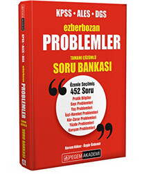 Pegem Akademi Yayıncılık Ezberbozan KPSS ALES DGS Problemler Tamamı Çözümlü Soru Bankası - 1
