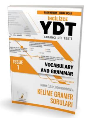 Pelikan Tıp Teknik Yayıncılık YDT İngilizce Vocabulary and Grammar Issue 1 - 1