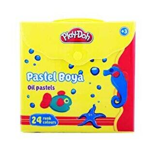 Play-Doh Pastel Boya Çantalı 24 Renk - 1