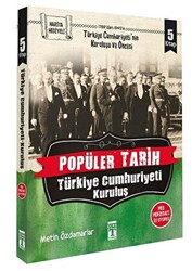 Popüler Tarih - Türkiye Cumhuriyeti Kuruluş 5 Kitap Takım - 1