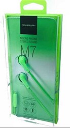 Powerway M7 Mikrofonlu Kulaklık Yeşil - 1