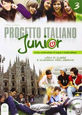 Progetto Italiano Junior 3 Ders Kitabı ve Çalışma Kitabı+CD İtalyanca Orta Seviye - 1