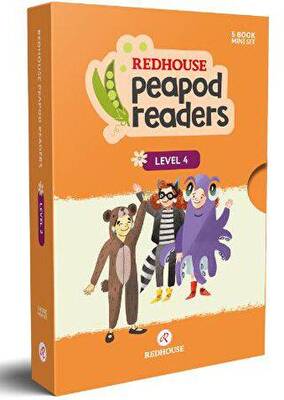 Redhouse Peapod Readers İngilizce Hikaye Seti 4 Kutulu Ürün - 1