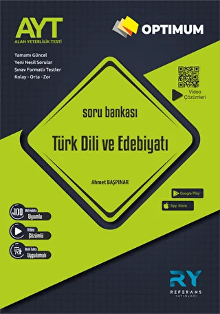 Referans Yayınları AYT Optimum Türk Dili ve Edebiyatı Soru Bankası Akıllı Tahta Uyumlu - 1