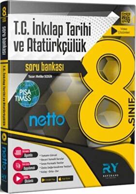 Referans Yayınları Netto LGS 8. Sınıf T.C. İnkılap Tarihi ve Atatürkçülük Soru Bankası - 1