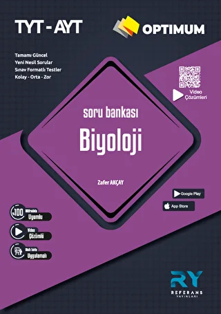 Referans Yayınları TYT AYT Optimum Biyoloji Tamamı Video Çözümlü Soru Bankası Akıllı Tahta Uyumlu - 1