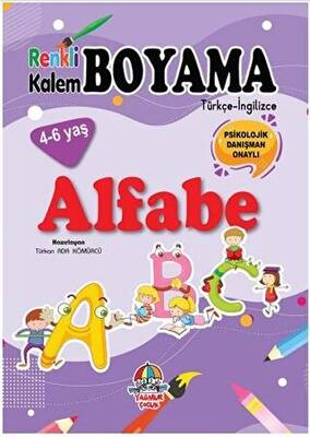 Renkli Kalem Boyama - Alfabe - 1