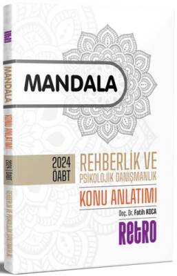 Retro Yayıncılık 2024 ÖABT Mandala Rehberlik ve Psikolojik Danışmanlık Konu Anlatımı - 1