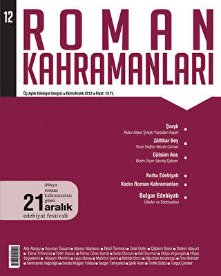Roman Kahramanları Sayı: 12 Ekim-Aralık 2012 - 1