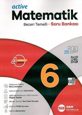 SBM Yayıncılık 6. Sınıf Matematik Active Soru Bankası - 1