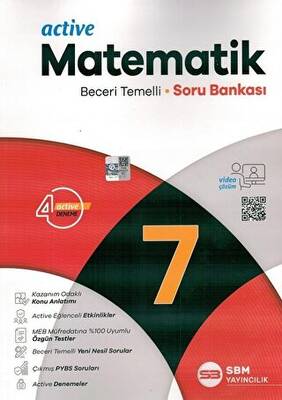 SBM Yayıncılık 7. Sınıf Matematik Active Soru Bankası - 1