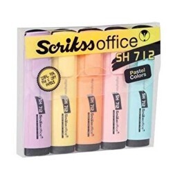 Scrikss Sh712 Pastel Forforlu 5 Li Blister - Scrikss
