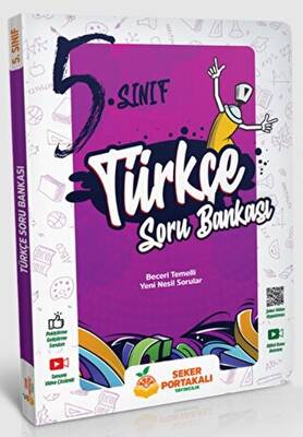Şeker Portakalı Yayıncılık 5. Sınıf Türkçe Soru Bankası - 1