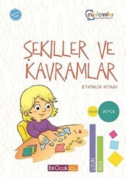 Şekiller ve Kavramlar Etkinlik Kitabı 48 Ay ve Üzeri - Mavi Çember Okul Öncesi Eğitim - Bir Ocak Yayınları