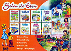 Selen ile Eren Çocuk Şarkıları Kitabı CD`si - 1