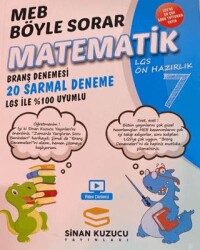Sinan Kuzucu Yayınları 7. Sınıf Matematik 20`li Sarmal Branş Denemesi - 1