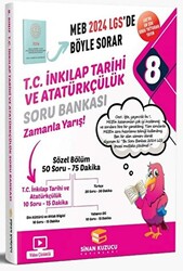 Sinan Kuzucu Yayınları MEB Böyle Sorar 8. Sınıf LGS T.C. İnkılap Tarihi ve Atatürkçülük Soru Bankası - 1
