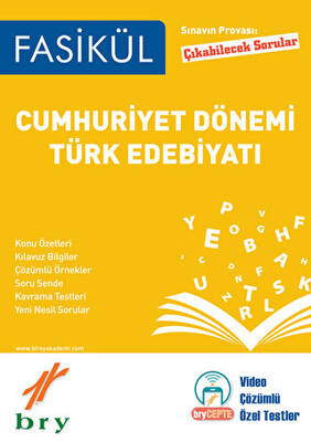 Birey Eğitim Yayınları Sınavın Provası Çıkabilecek Sorular - Fasikül Cumhuriyet Dönemi Türk Edebiyatı - 1