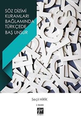 Söz Dizimi Kuramları Bağlamında Türkçede Baş Unsur - 1