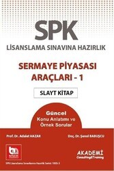 Akademi Consulting Training SPK Lisanslama Sınavına Hazırlık Sermaye Piyasası Araçları 1 Slayt Kitap - 1