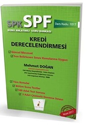 Pelikan Tıp Teknik Yayıncılık SPK - SPF Kredi Derecelendirmesi Konu Anlatımlı Soru Bankası - 1