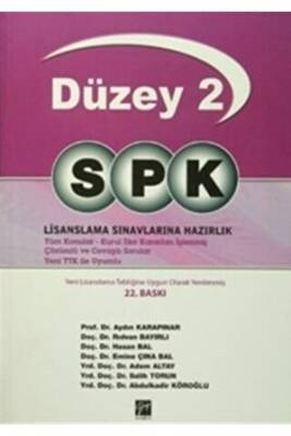 Gazi Kitabevi SPK Temel Düzey 2 Lisanslama Sınavlarına Hazırlık - 1
