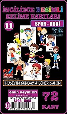 Spor Hobi - İngilizce Resimli Kelime Kartları 11 - 1