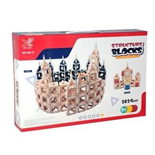 Structure Blocks 3D Puzzle Yapı ve Tasarım Blokları 1014Parça - 1