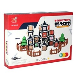 Structure Blocks 3D Puzzle Yapı ve Tasarım Blokları 326 Parça - 1