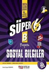 Nitelik Yayınları Süper 6 Sosyal Bilgiler Başarı Yeni Nesil Soru Kitabı - 1
