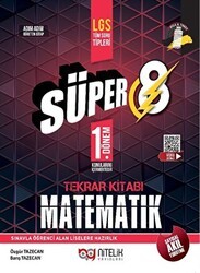 Nitelik Yayınları - Bayilik Süper 8 1. Dönem Matematik Tekrar Kitabı Nitelik Yayınları - Nitelik Yayınları - Bayilik
