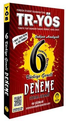 Tasarı Yayıncılık TR YÖS 6 Türkiye Geneli Deneme - Son Format - 1
