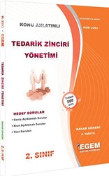 Egem Eğitim Yayınları Tedarik Zinciri Yönetimi Bahar Dönemi Konu Anlatımlı Soru Bankası - 1