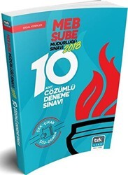 Tek Uzem Yayınları Tek Uzem Milli Eğitim Bakanlığı Şube Müdürlüğü 10 Çözümlü Deneme Sınavı - Tek Uzem Yayınları