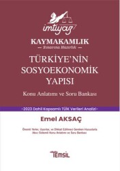 Temsil Kitap İmtiyaz Türkiyenin Sosyoekonomik Yapısı Konu Anlatımı ve Soru Bankası - 1