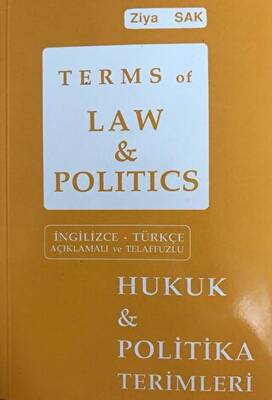Terms of Law and Politics - Hukuk ve Politika Terimleri - 1