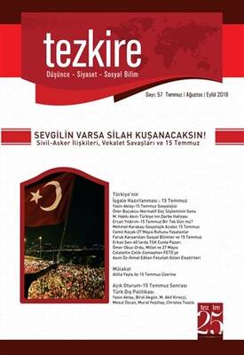 Tezkire Dergisi Sayı: 57 Temmuz-Ağustos-Eylül 2016 - 1
