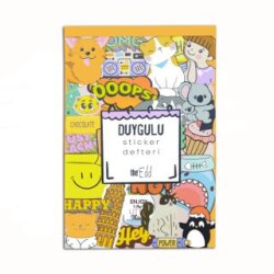 The Edd Sticker Book 500 Adet Renkli Etiket Defteri - 1