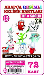 Arapça Resimli Kelime Kartları 15 - Tıp ve Sağlık 72 Kart - 1