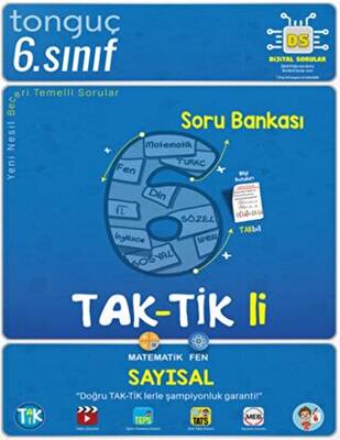 Tonguç Akademi 6. Sınıf Taktikli Sayısal Soru Bankası - 1
