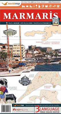 Touristmap Marmaris Harita, Plan ve Rehberi - 1