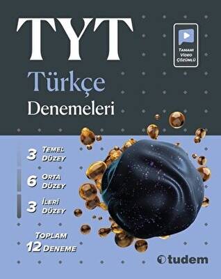 Tudem Yayınları - Bayilik TYT Türkçe Denemeleri - 1