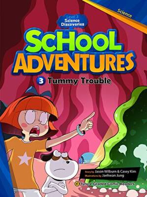 Tummy Trouble +CD School Adventures 3 - 1