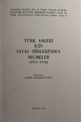 Türk Askeri İçin Savaş Şiirlerinden Seçmeler 1914-1918 - 1