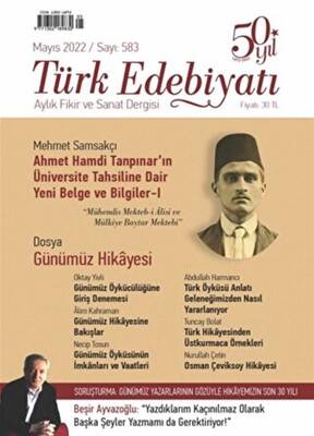 Türk Edebiyatı Dergisi Sayı: 583 Mayıs 2022 - 1