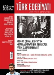 Türk Edebiyatı Dergisi Sayı: 536 Haziran 2018 - 1